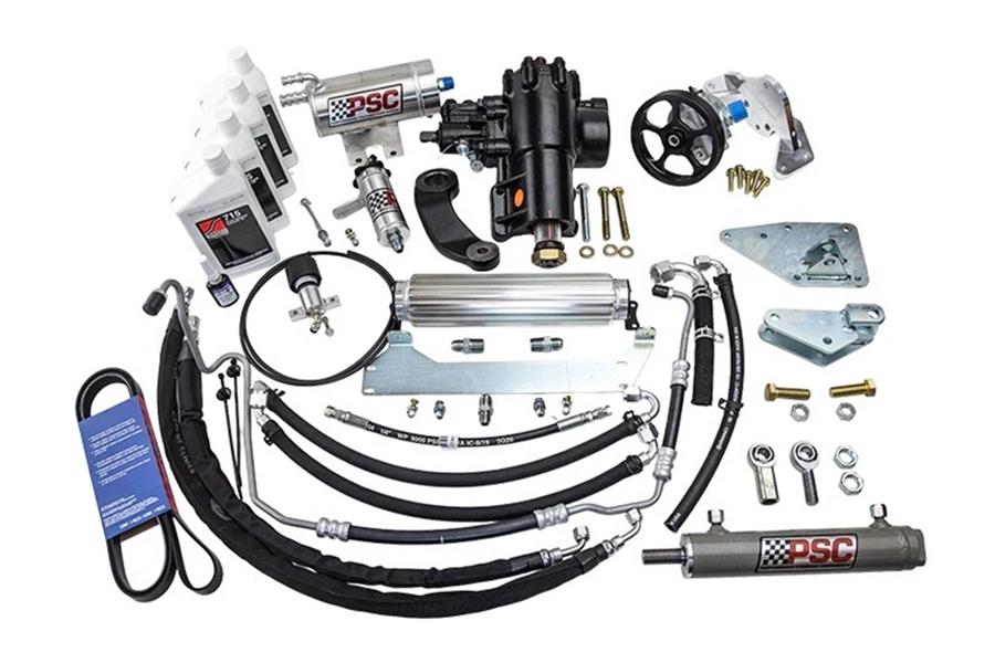 PSCSK689R36JP2-6.75W-1.375 Non-etorque Engine with Non-hydraulic Motor Mount Cylinder Assist Steering Kit for 2018-2020 Wrangler 3.6l Pentastar