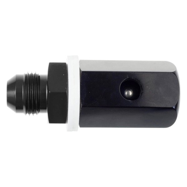RHP566-08-2 08 AN Male Roll Over Vent Valve, Black