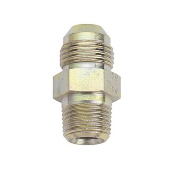 No.8 x 0.25 MPT Straight Adapter - Steel