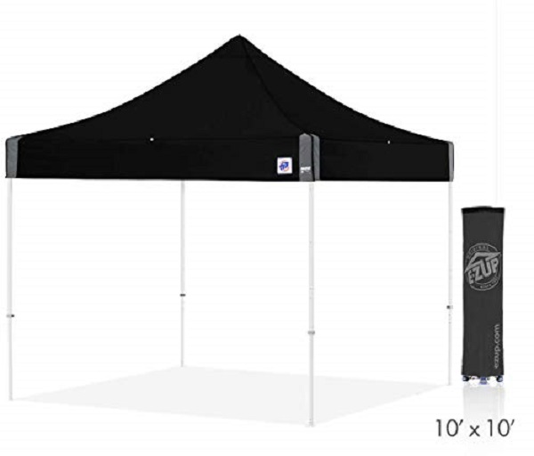 EZUEC3STL10KFWHTBK 10 ft. Eclipse Instant Steel Shelter, Black & White