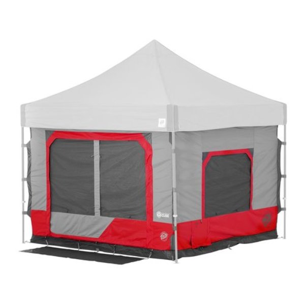EZUCC10SLPN Punch Camping Cube 6.4, Converts 10 ft. Straight Leg Canopy into Camping Tent