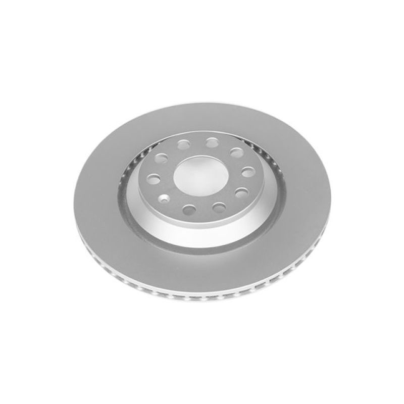 PowerStop PSBEBR1070EVC Rear Evolution High Carbon Geomet Rotor for 2017-2018 Audi RS3