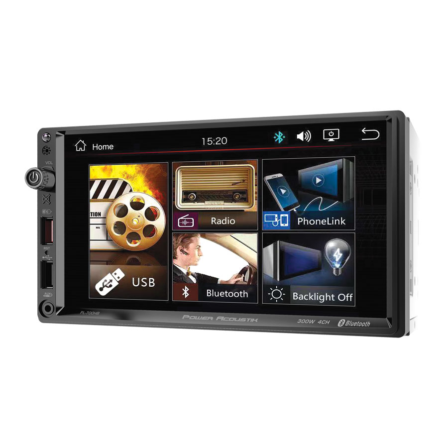 2DIN Digital Media with Phonelink Bluetooth & 7 in. Capacitive LCD