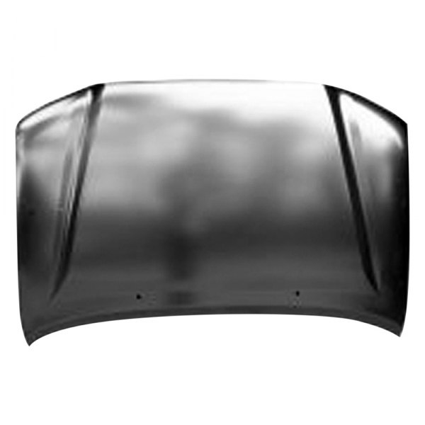 Hood Panel Assembly - Black - Compatible with 2012-2015 Toyota Tacoma