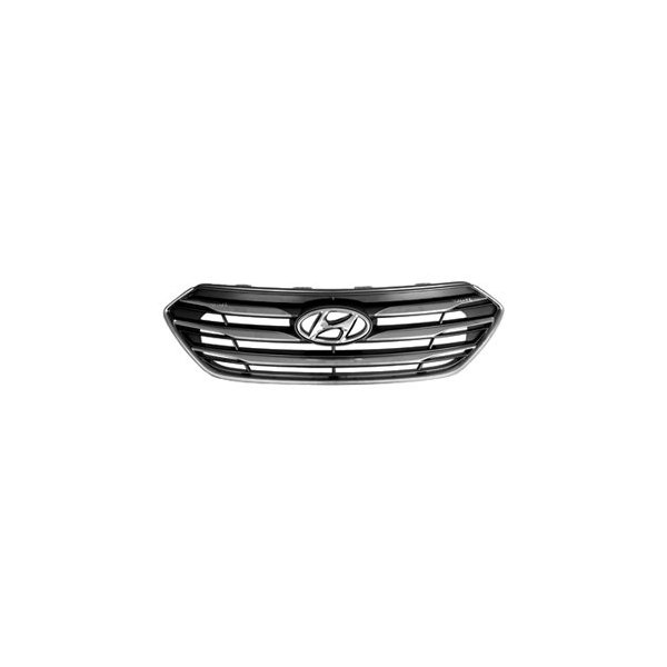 SHEHYSANT17-99Q-0 Grille Assembly without Front View Camera for 2017-2018 Hyundai Santa Fe Sport
