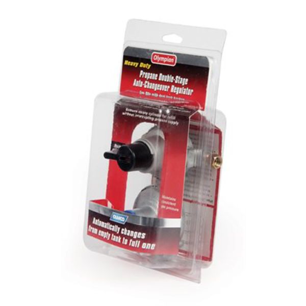 Ccsaus Propane Double-Stage Autochangeover Regulator - Silver - 1.79 lbs