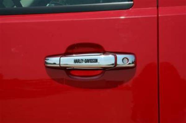 PUT407003 Harley Davidson Lettering Door Handles for 2007-2013 Silverado & Sierra-Tahoe-Sub-Avalanche 4 Door without Pass Keyhole