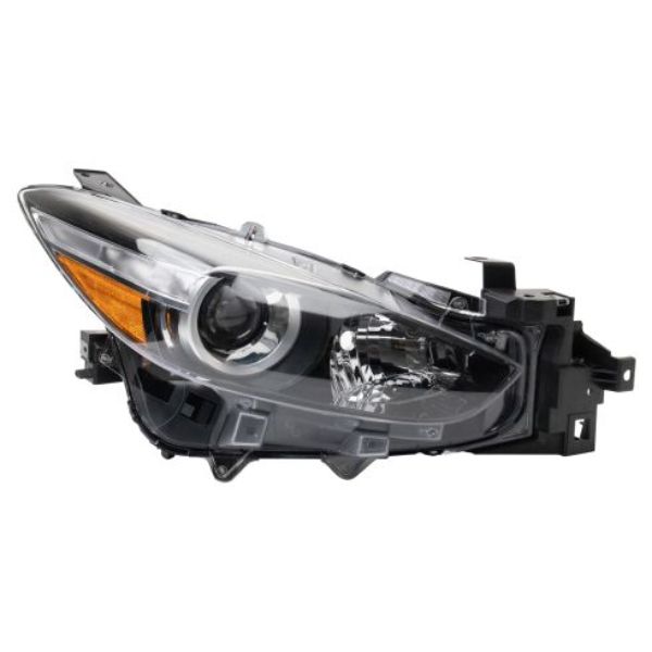 REGMZ302-A111R Halogen Head Light for 2017-2018 Mazda 3 4 Door Hatchback