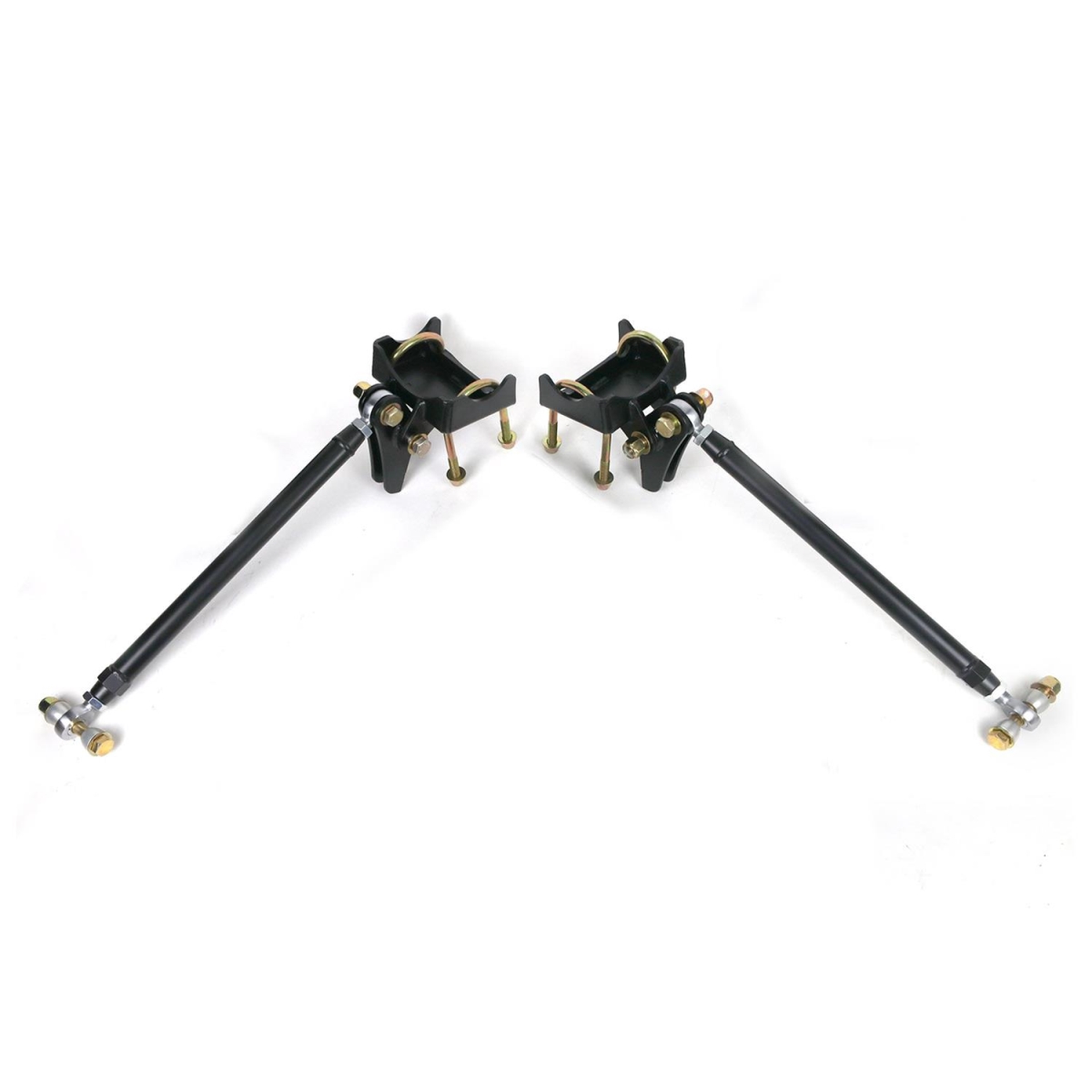 Traction Bar Kit with Double Adjustable Bars Heim Ends Pivot Bracket for 2015-C Ford F150