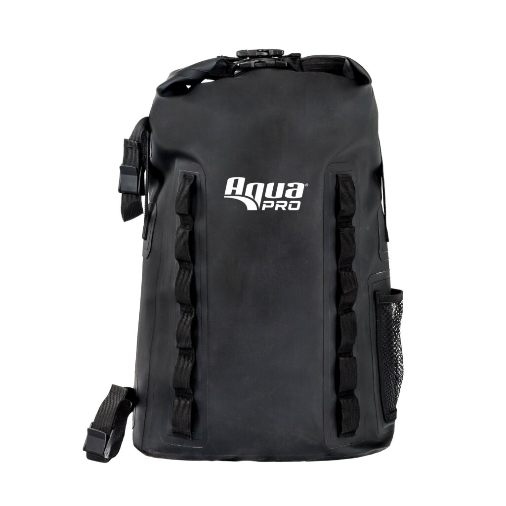 AQUAPA21342BK 20 Litre Back Pack Dry Bag - Black -  AQUA PRO
