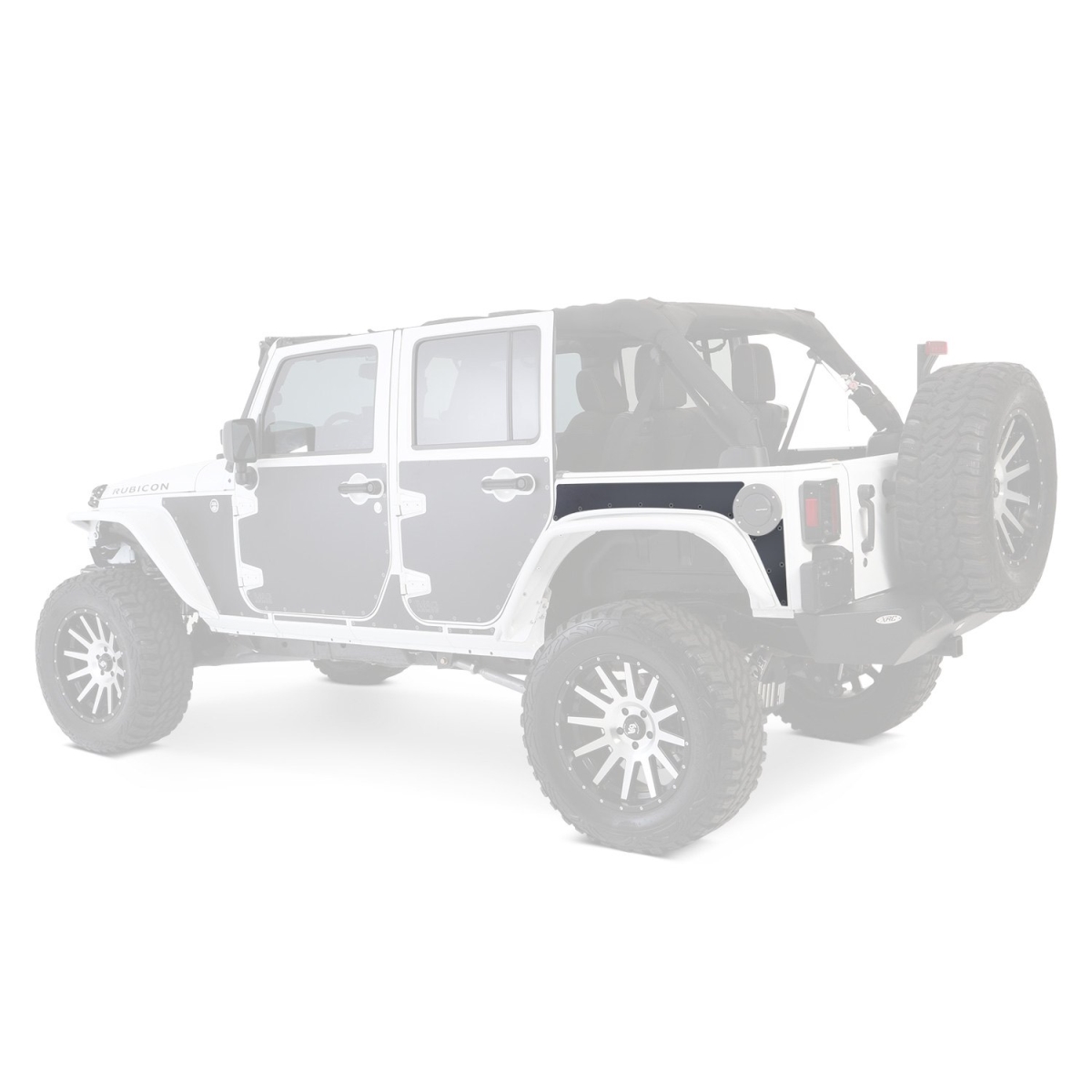 Smittybilt SMB76992-11 Driver Side Fender Panel for 2007-2018 Jeep Wrangler JK 2 Door
