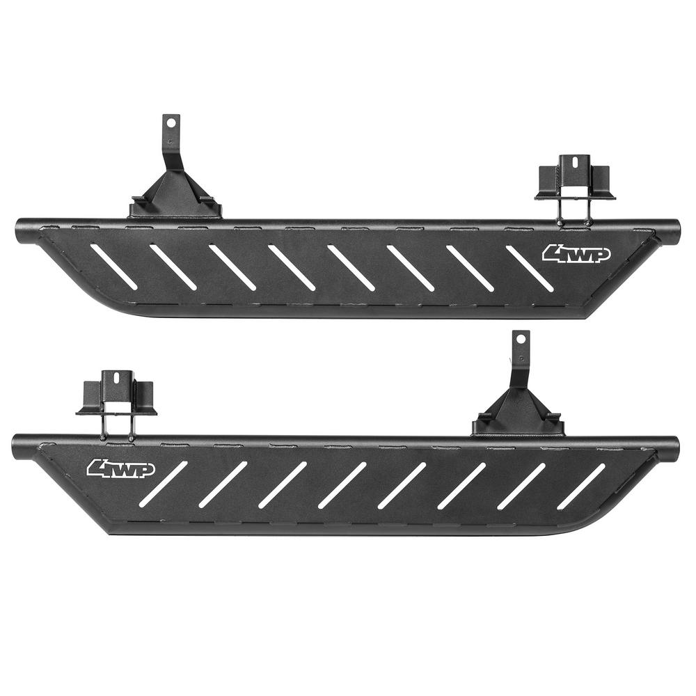 Textured & Matte Black Wheel to Wheel Coverage Side Steps for 2021-C Ford Bronco 2 Door