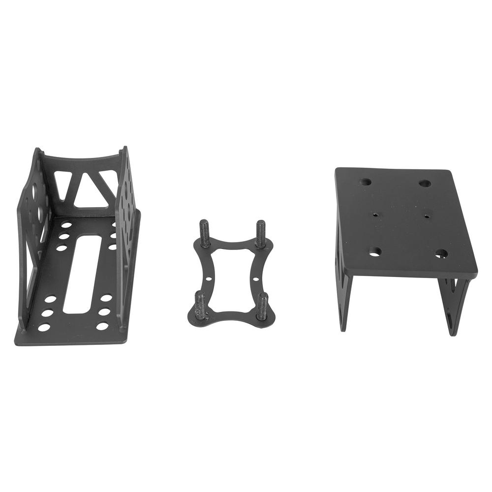 FWP61450W Black Powder Coat 6 x 5.5 Lug Pattern Tire Carrier Mount for 2016-C Toyota Tacoma