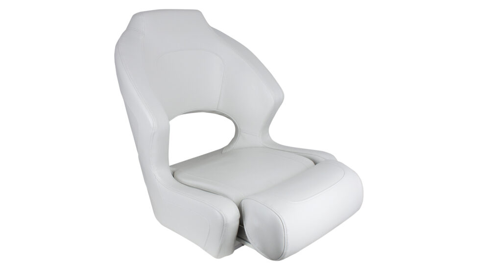 Deluxe Sport Flip Up Seat - White - 18 lbs - Durable Design