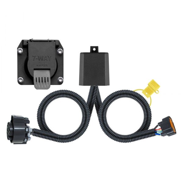 Curt 56466 Custom Wiring Harness, 7-Way RV Blade, Select Palisade, Santa Cruz, Telluride | Camping World