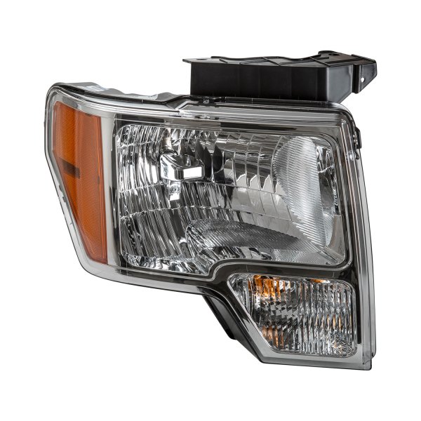 20-9075-90-9 Right Hand Chrome without Logo Head Lamp Assembly for 2009-2014 Ford F Series Pickup LD