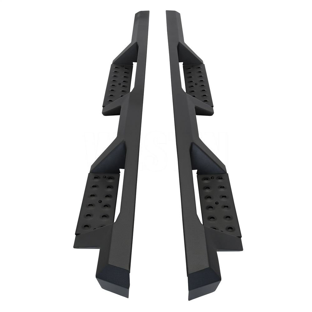 WES56-14195 Textured Black HDX Drop Nerf Step Bars for 2021-C Ford Bronco 4 Door