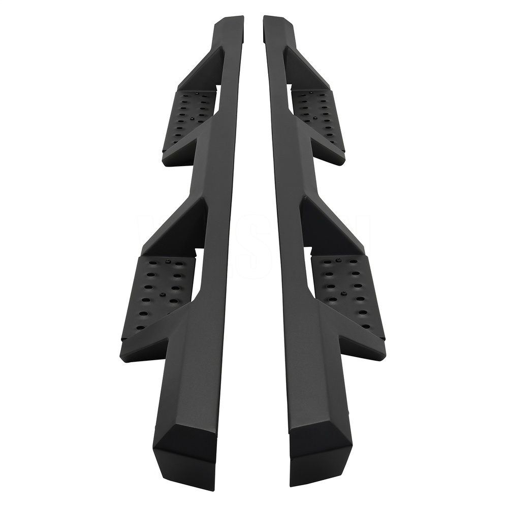 WES56-14215 Textured Black HDX Drop Nerf Step Bars for 2022-C Nissan Frontier Crew Cab