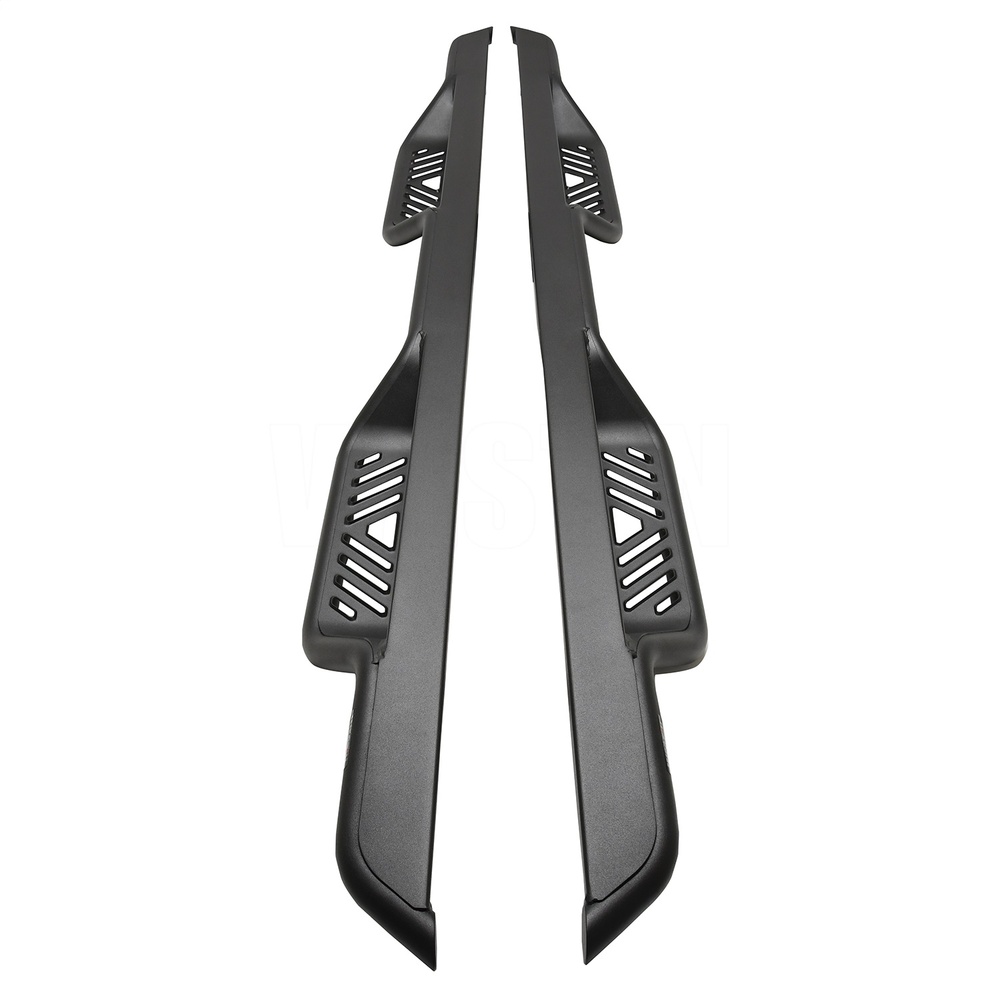 Textured Black Outlaw Drop Nerf Step Bars for 2019-C Silverado & Sierra 1500 Crew Cab