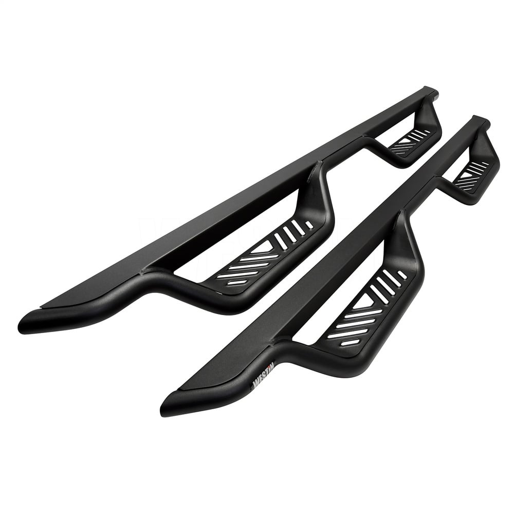 Textured Black Outlaw Drop Nerf Step Bars for 2015-C Colorado & Canyon Crew Cab