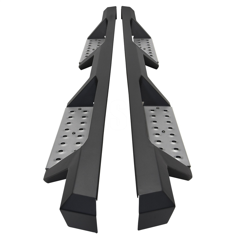WES56-142252 Textured Black HDX Stainless Drop Nerf Step Bars for 2022-C Toyota Tundra Double Cab