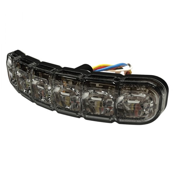 ECCED3794RA Directional 12 LEDs Flexible Surface Mount Dual Color 12-24V DC Red & Amber Light