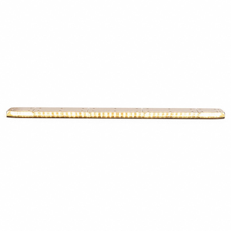 ECC11-048CAC-E 48 in. Extra Large Clear Lens Amber & White Discrete Wire Lightbar Reflex