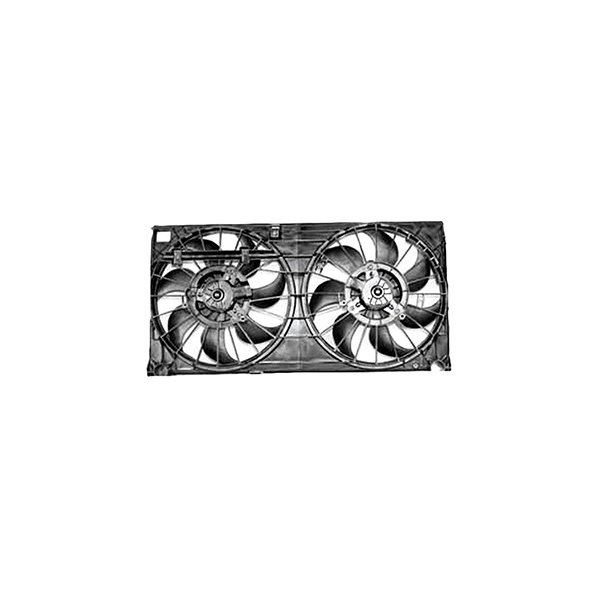 Radiator & Condenser Fan Assembly for 2000-2003 Chevrolet CV Impala-MT CRL 3.4-3.8L V6