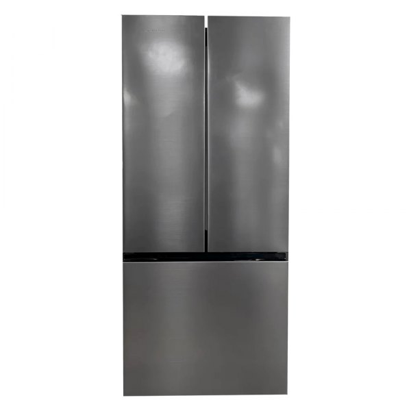 Picture of Way Interglobal WAYBCD-455WTE-B-04H 16.7 Cu ft. 12V 2022 Everchill French Door Refrigerator&#44; Stainless Steel