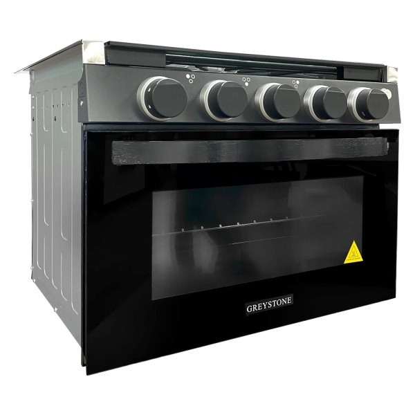 Picture of Way Interglobal WAYCF-RV17BB 17 in. 2022 Greystone 2 in 1 Gas Range & Cooktop with Black LED Knobs
