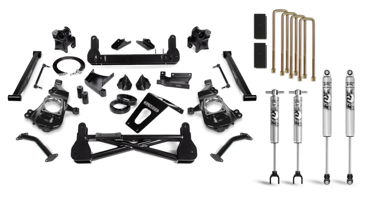 7 in. Standard Lift Kit with Fox PSMT 2.0 Shocks for 2021 Silverado & Sierra 2500-3500 Motorsports Truck