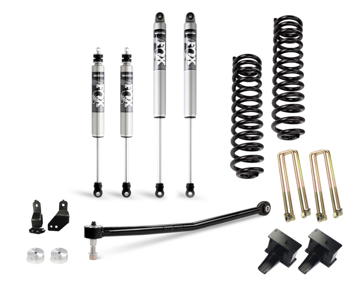 COG220-P1135 3 in. Performance Lift Kit with Fox PS 2.0 IFP Shocks for 2020-C Ford F250-F350