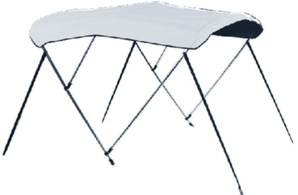Canvas Top & Boot for 55404, White Vinyl