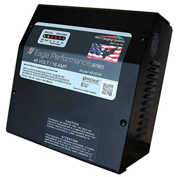 48V 18A Onboard Eagle Charger - Lithium Compatible