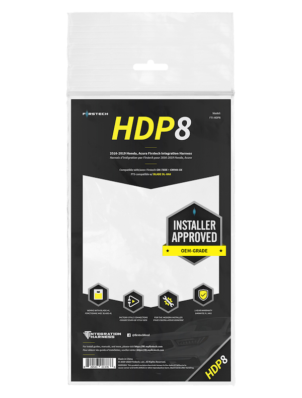 Firstech FRSFTI-HDP8 HDP8 Installation Tharness with CM7XXX CM9XX & CMX