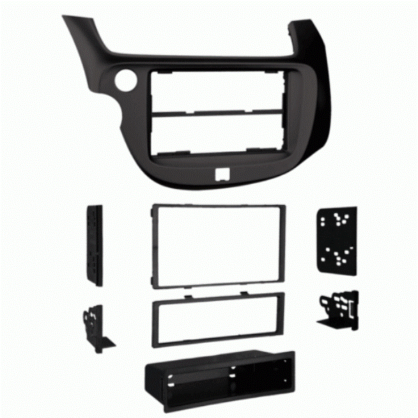 Honda Fit 0913 Black Single-DDIN Dash Kit for 2009-2013 Honda