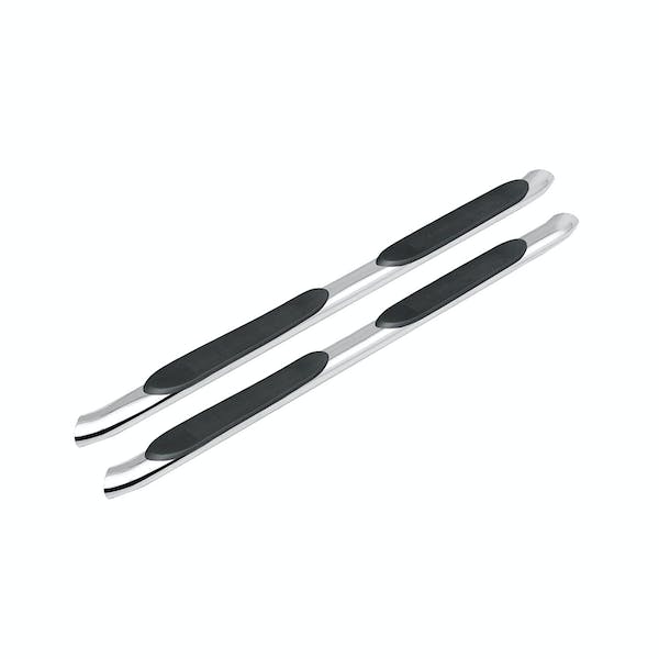 TRS124-0273 4 in. Polished Oval Step Bar for 2014-2018 Silverado & Sierra 1500