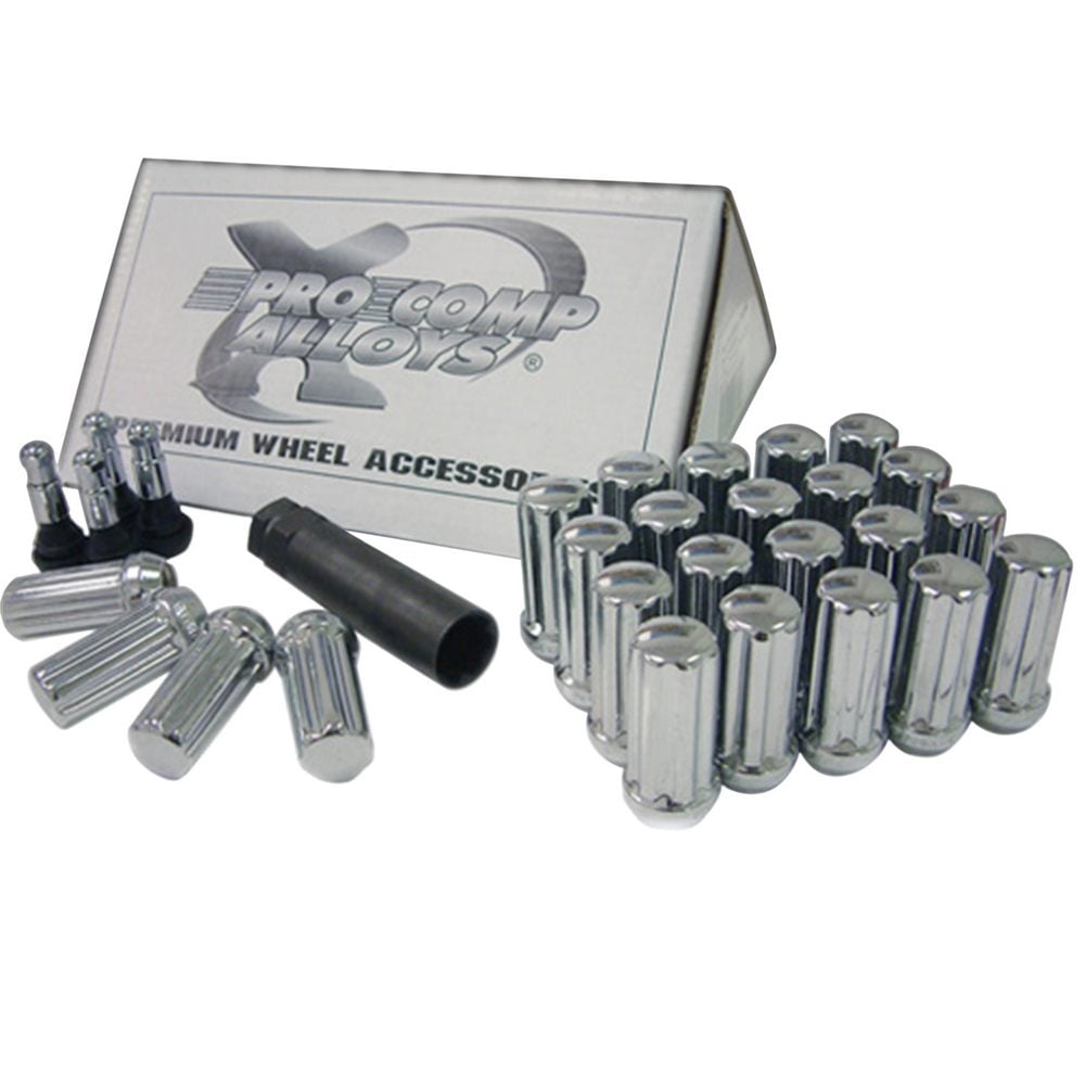 12 x 1.5 in. Spline 6 Lug Nut Kit