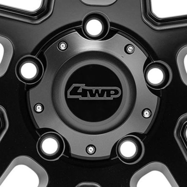 FWP501432702 4 Wheel Parts Factory T-Series, 5 x 4.5 & 5x5 Center Cap - Satin Black -  4WP Product