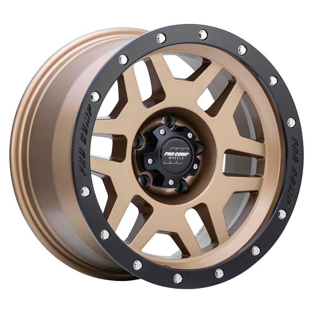 PXA9641-7973 17 x 9 in. 5x5 Bolt Pattern & 4.75 in. Backspace 41 Series Phaser Matte Bronze Wheel