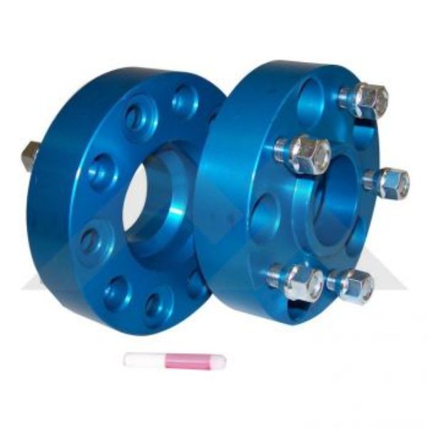 Wheel Spacer Set - Silver - Pair - Durable Steel Construction