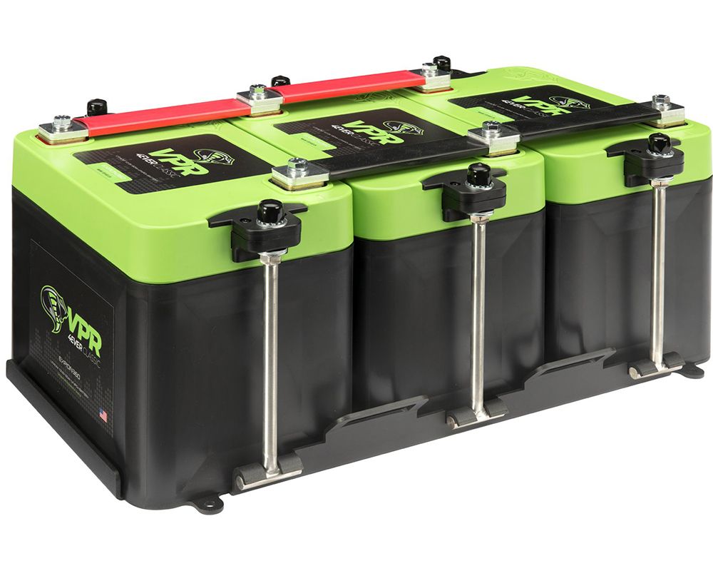Group 24 Triple Battery Tie Down System