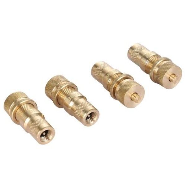 Brass Automatic Tire Deflators - Set of 4