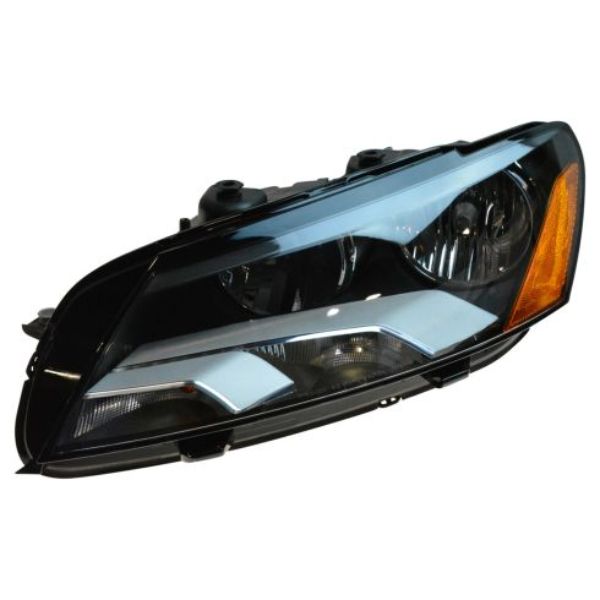 REGVK198-B101L Composite Halogen Left Hand Headlamp Assembly for 2011-2015 Volkswagen Passat