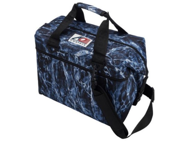 Picture of AO Coolers AOCAOELBF24 Mossy Oak Camo Cooler&#44; Bluefin - Pack of 24
