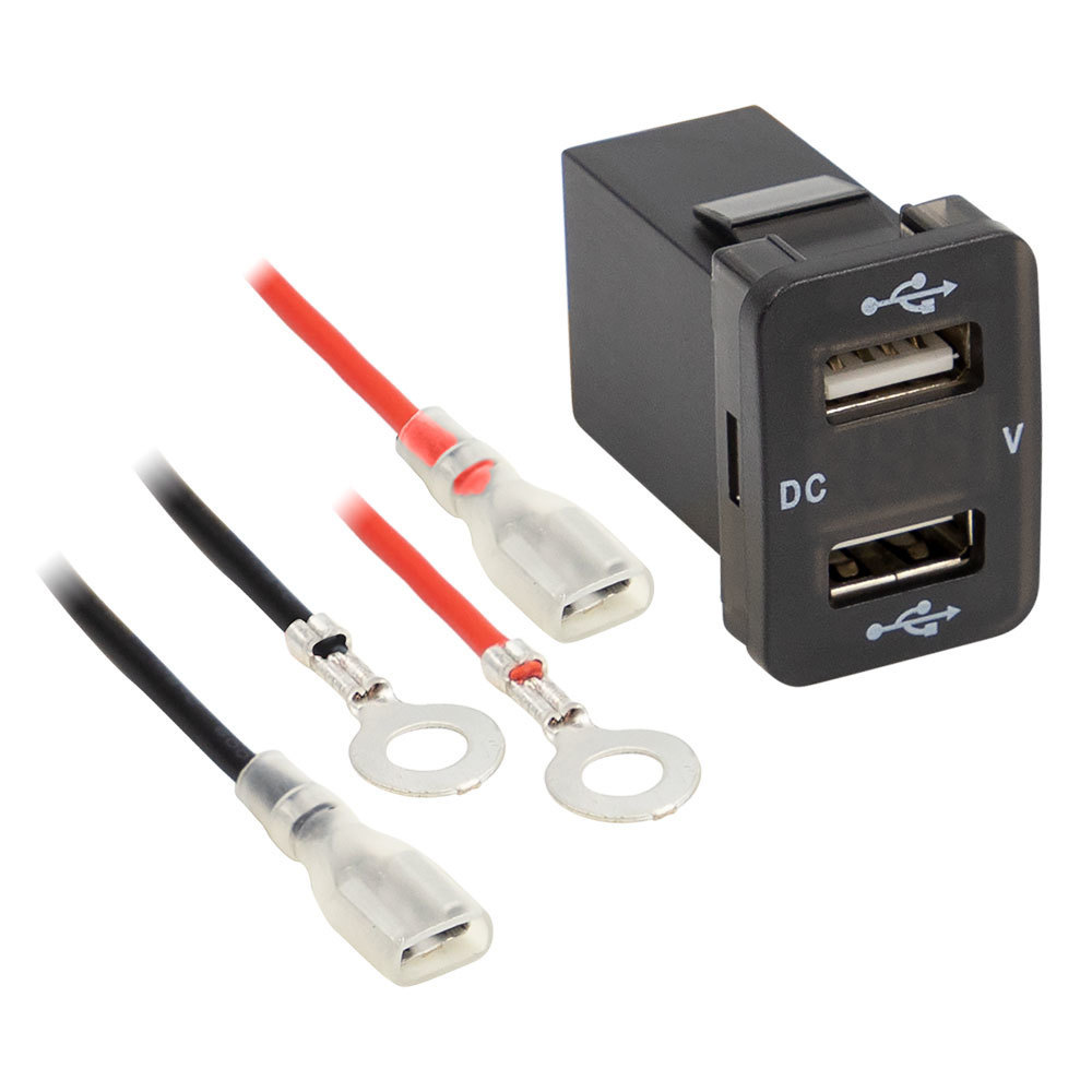 METIBR106 2.1A Dual USB Retail Pack for 2003-2015 Toyoata with Volt