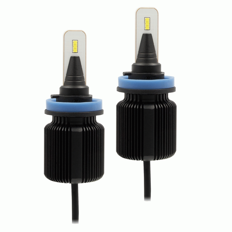 METDL-H8 H8 Singlebeam LED Bulbs - Set of 2