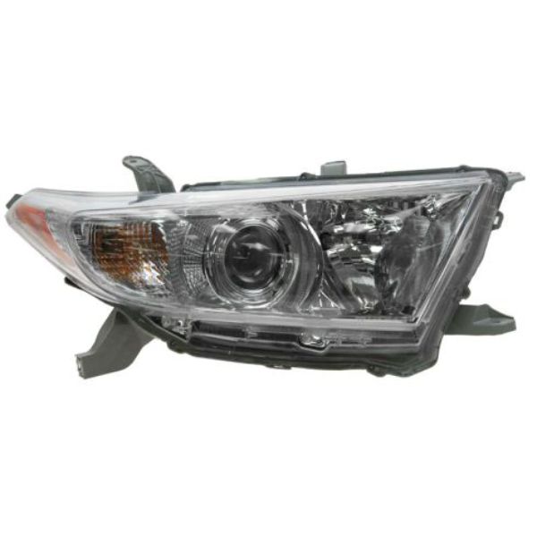REGTY1168-B001R Composite Right Hand Headlamp Assembly for 2011-2013 Toyota Highlander