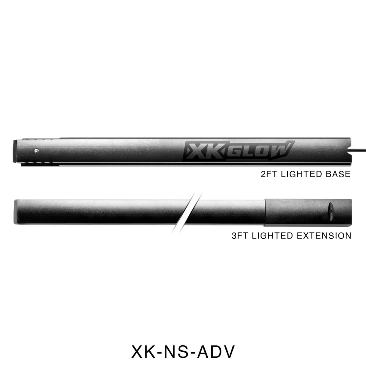 XKGXK-NS-ADV 5 ft Nitestix Foldable Overhead LED Work Light for Race Trailer Garage Work Truck Shop Lighting, White
