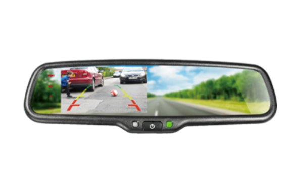 BOYVTM43ML 4.3 in. OE Rear-View Mirror with HDMI & MHL Cable